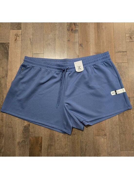 Xersion Pants - Xersion Womens Periwinkle Blue Athletic Shorts 5" Mid-Rise 3x